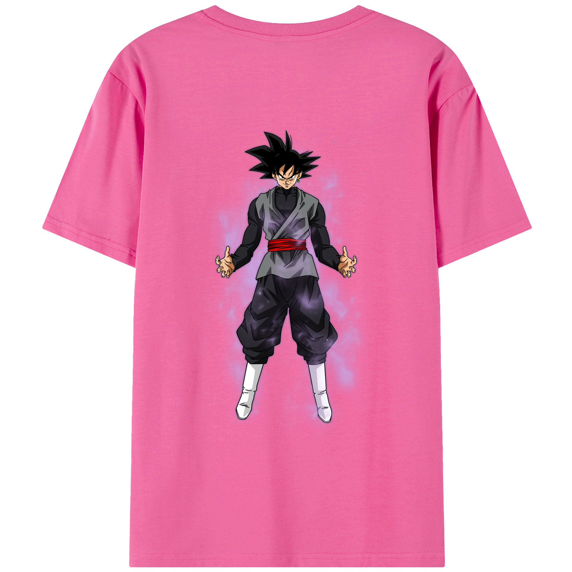 （画像用） ドラゴンボール ベジータ四世（Bejīta Yonsei）DRAGON BALL Vegeta IV レディース半袖Tシャツ(バックプリント)